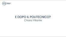 Ingegneria Elettronica. Dopo il Politecnico | Chiara Villante