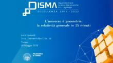 Seminario | L'universo è geometria: la relatività generale in 15 minuti - Luca Lussardi