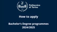 HOW TO APPLY - Bachelor's Degree for applicants with Non-Italian degree 2024/2025