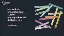 Innovazione interdisciplinare: i Centri Interdipartimentali del Politecnico