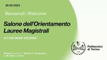 Presentation of the Master's Degree Programme in Ict for Smart Societies | may 30