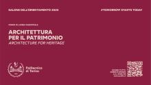 Pres. del corso di laurea magistrale in Architettura per il Patrimonio | Architecture for Heritage