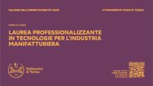 Presentazione della laurea professionalizzante in Tecnologie per l'Industria Manifatturiera