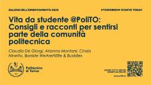 Vita da studente @PoliTO: Consigli e racconti per sentirsi parte della comunità politecnica