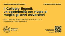 Il Collegio Einaudi: un’opportunità per vivere al meglio gli anni universitari   
