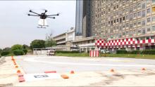 INDOOR - usINg Drones fOr Organ tRansportation - Test flight