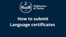 How to upload the language certifications | Bachelors and Masters Degree