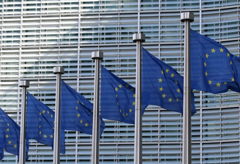 Foto di bandiere dell'unione europea