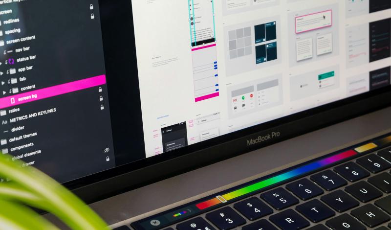 Foto di una schermata di computer