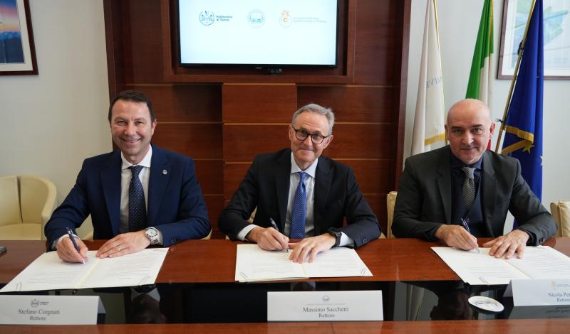 Firma accordo Uniroma4-Polito-UNISG.JPG