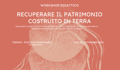 recuperare il patrimonio costruito in terra