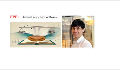 Michele Simoncelli, former student in Physics of Complex systems, has received the 2025 Charles Haenny Prize in Physics