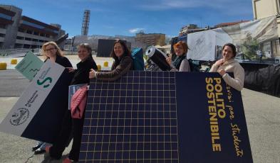 Materiali recuperati da Too good to scrap edizione salone orientamento