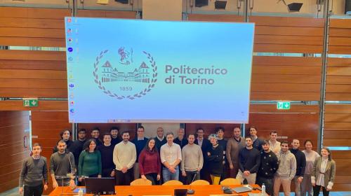 Foto di gruppo per i partecipanti alla challenge