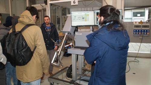 Students visiting Envipark facilities