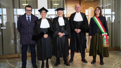 I relatori dell'inaugurazione dell'anno accademico