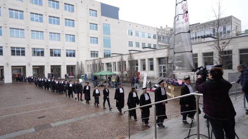 I docenti in corteo