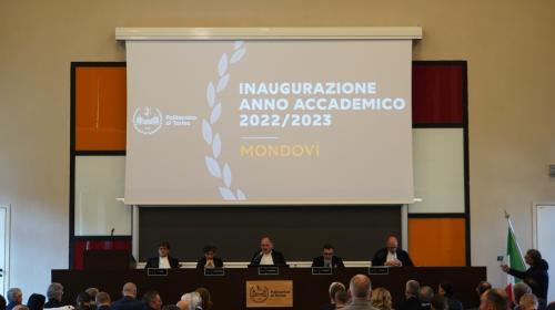 L'Aula Magna della sede di Mondovì