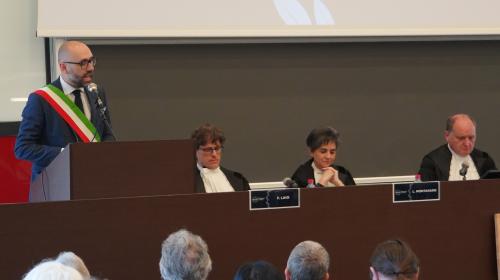 Il discorso del sindaco Robaldo