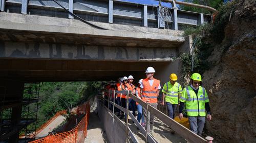 La visita al cantiere