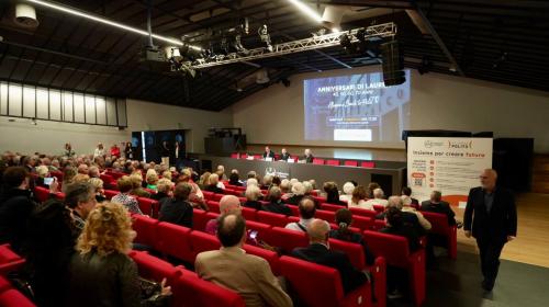 La cerimonia in Aula Magna