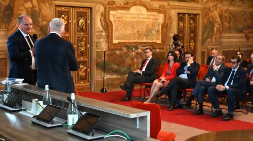 Rettore Saracco e Direttore Periti