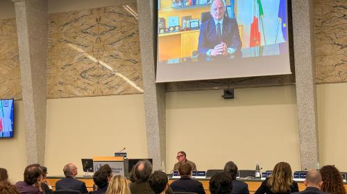 The speech of Rector Saracco