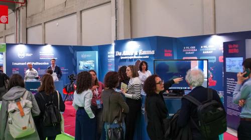 Lo stand del Politecnico