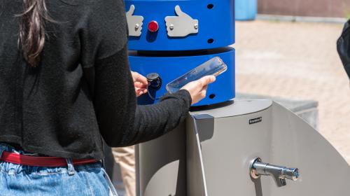 Il prototipo è agganciato alla rete elettrica