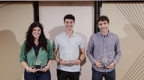 I tre studenti del team vincitore “Off Road”