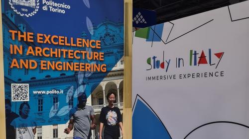 Il Politecnico di Torino allo stand “Study in Italy"