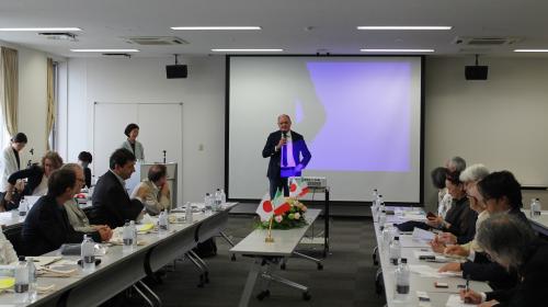 La delegazione alla Kobe University of Design