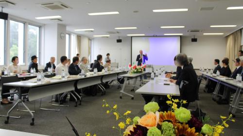 The presentation at Kobe University of Design
