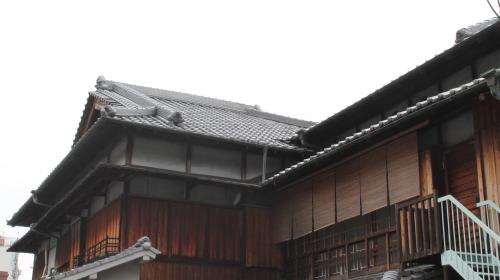 Un edificio tradizionale a Kobe