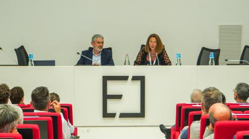 Il professor Matteo Sonza Reorda e la professoressa Giuliana Mattiazzo
