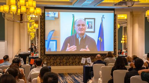 L'intervento del Rettore Guido Saracco