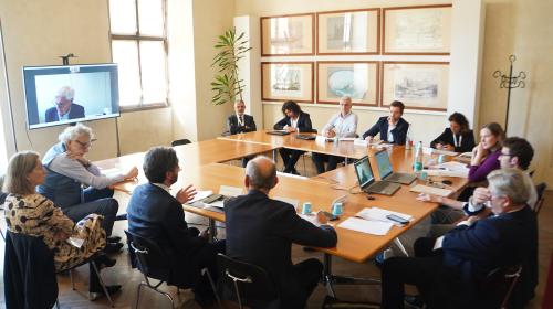 I partecipanti in dialogo