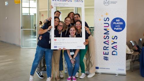 Lo staff dell'Ufficio Mobilità Internazionale che ha curato l'evento