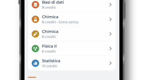 screenshot PoliTO Students app