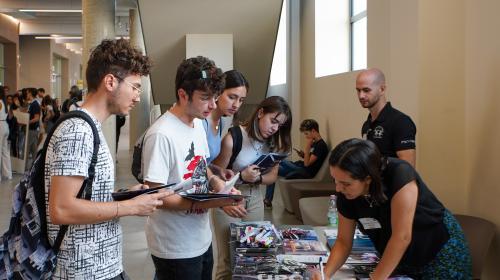 Tanti stand delle università partner