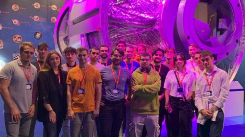 Il Team ASTRA e il modulo Cygnus realizzato da Thales Alenia Space