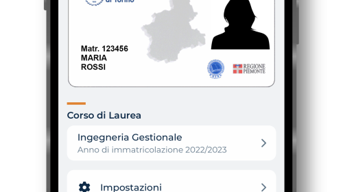 screenshot PoliTO Students app