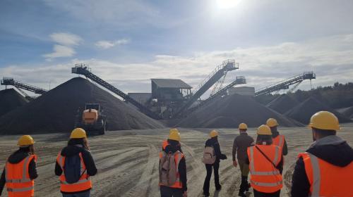Studenti in visita alla Cava di Cavaglià