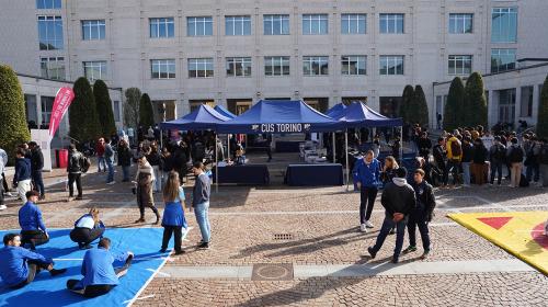 Tanti sport diversi rappresentati nella sede centrale di Ateneo