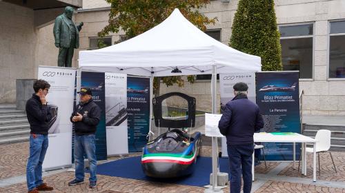 Anche i team studenteschi hanno mostrato i loro prototipi