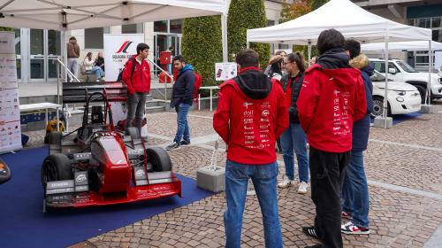 Anche i team studenteschi hanno mostrato i loro prototipi