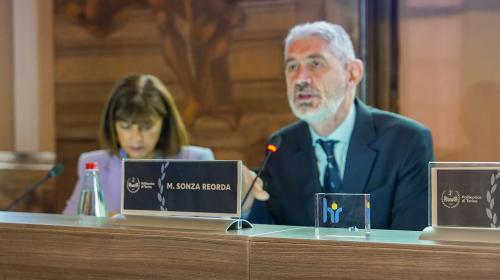 L'intervento del Vice Rettore per la Ricerca Matteo Sonza Reorda
