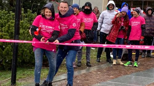 Stefano Corgnati alla corsa-camminata di Bardonecchia - foto dal profilo ufficiale Facebook della Città