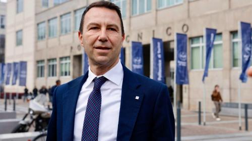 Il Rettore prima della cerimonia