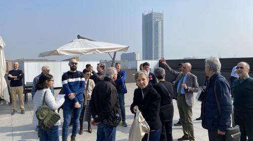 Sul tetto dell'Energy Center